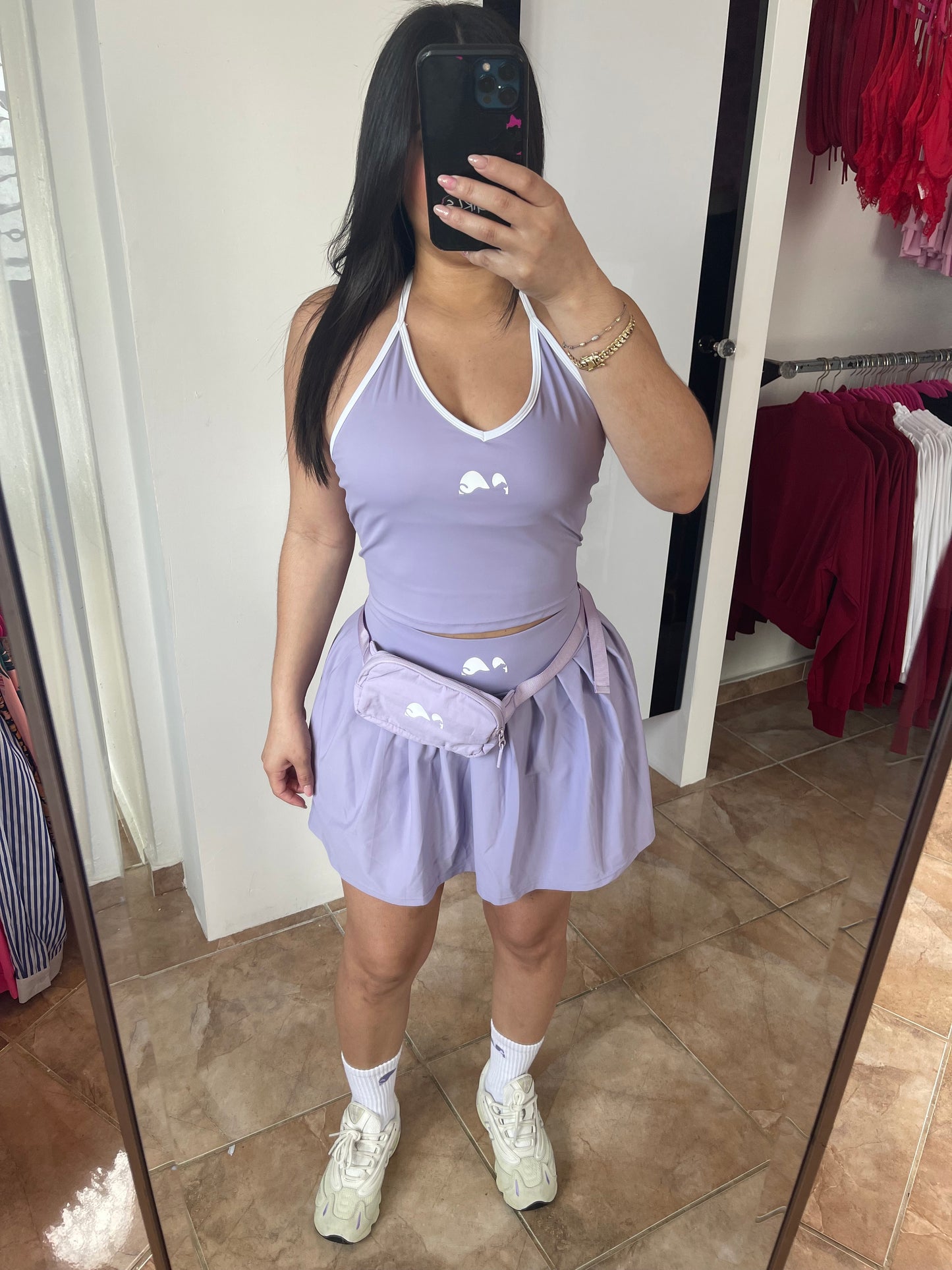 Lavender Skirt Set