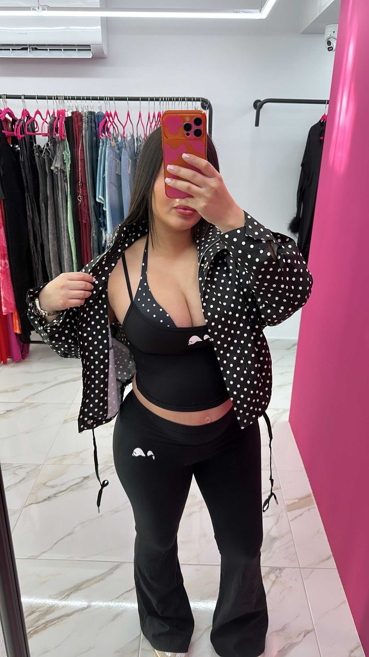 Polka Fever Black Jacket
