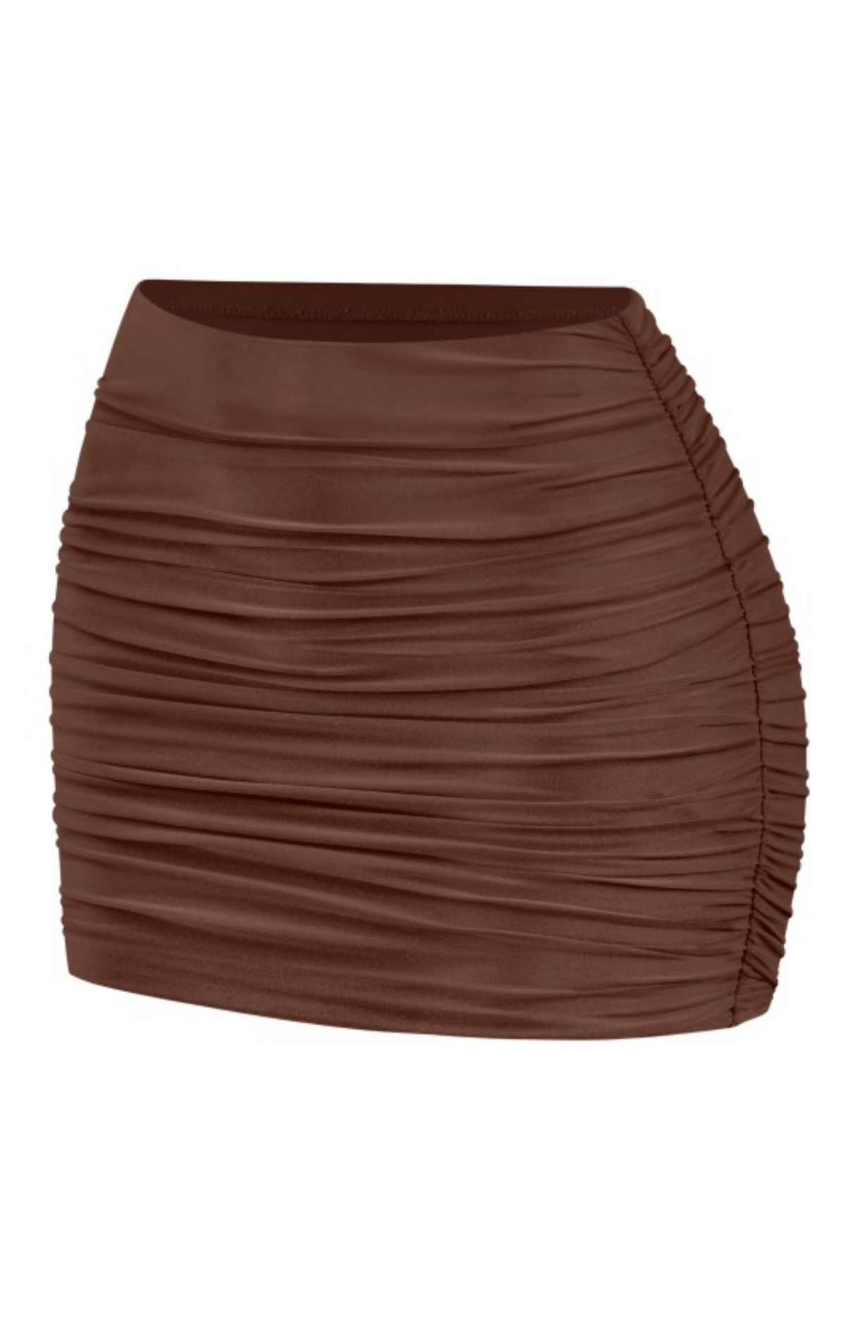 Ruched Mini Skirt