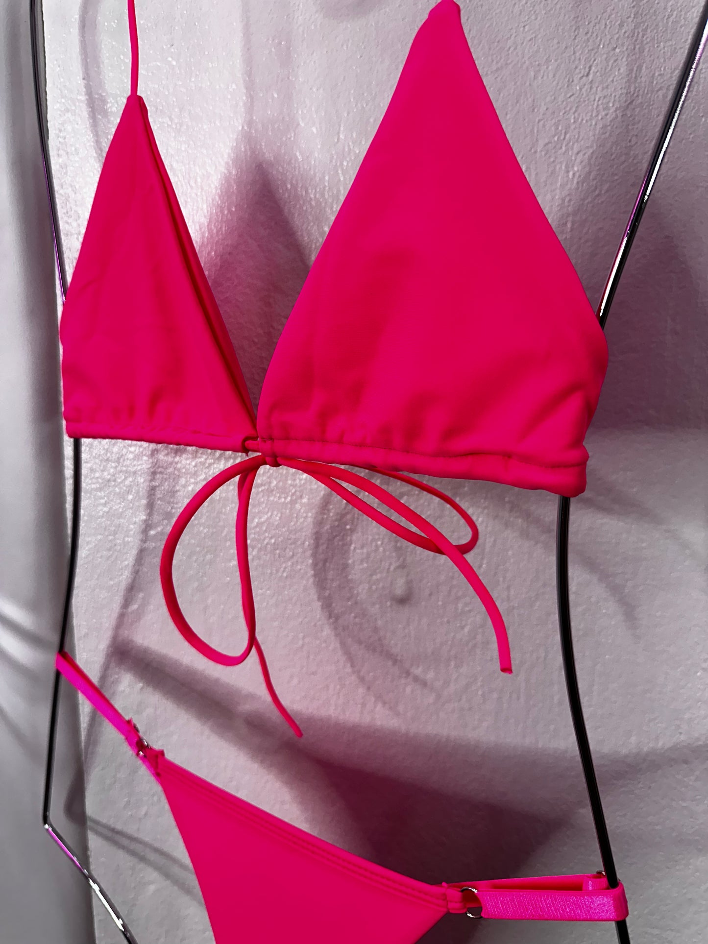 Neon Pink String Bikini