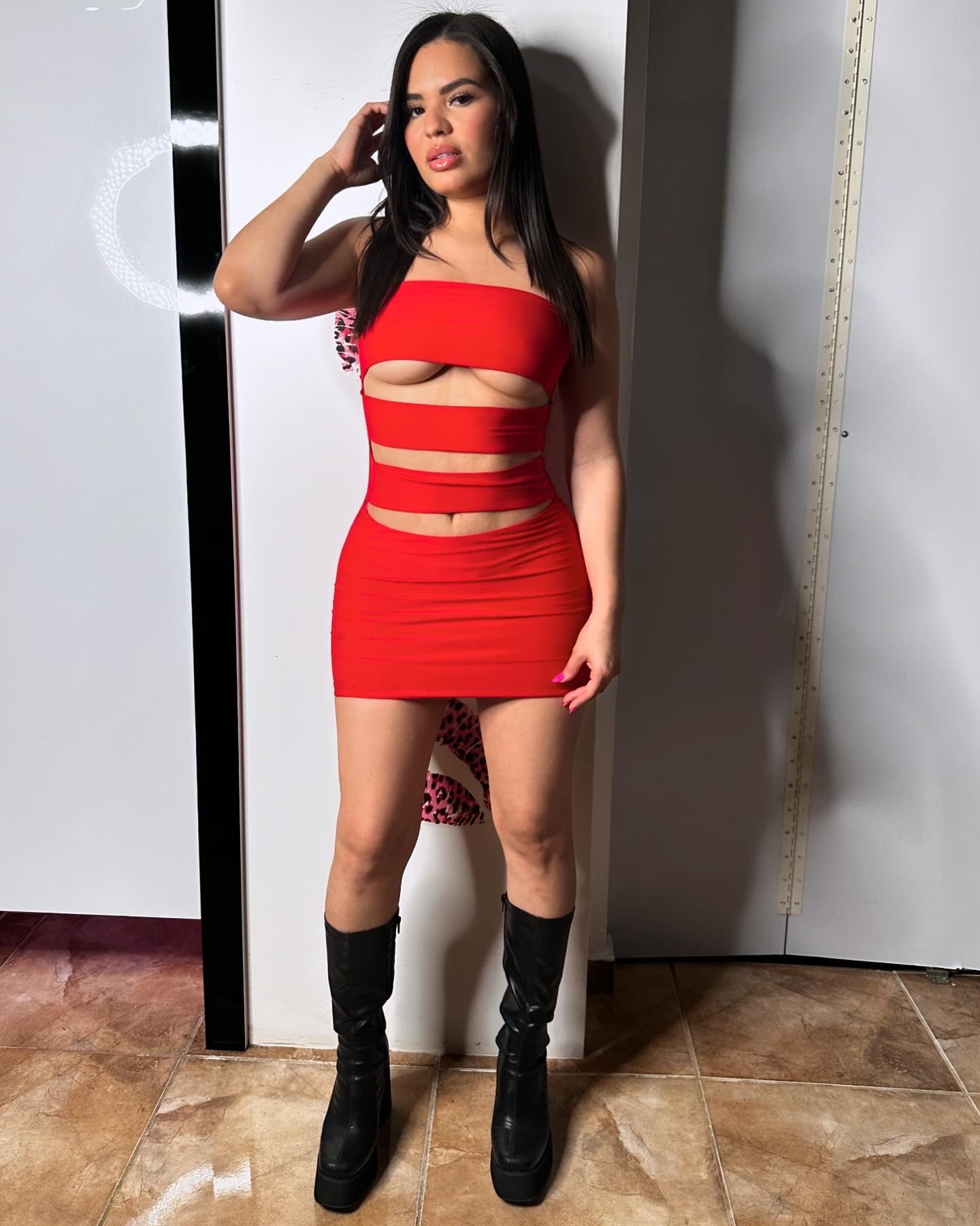 Sexy Red Mini Dress