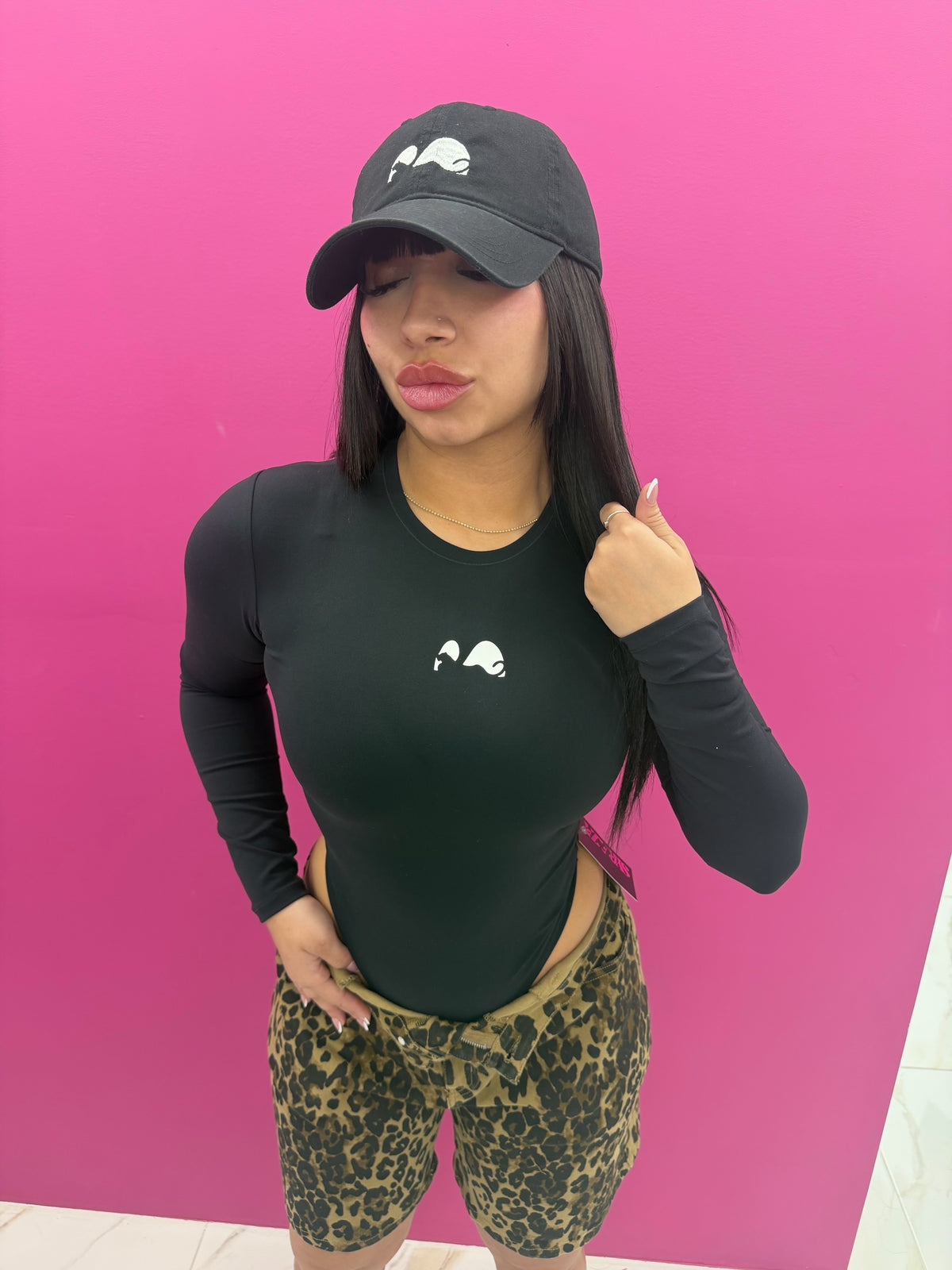 Long Sleeve Black Bodysuit
