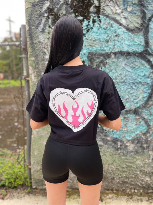 Valentine Girls Crop Top