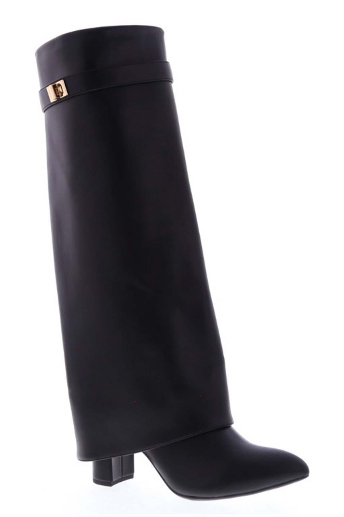 Black Fold Boots